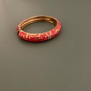 Coral coloured bracelet